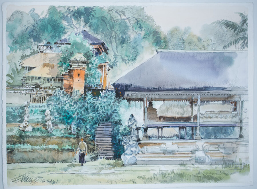 Samuan Tiga, Bali