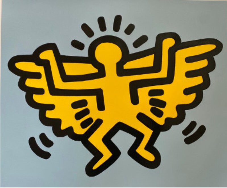 Keith Haring, ‘Angel (from Icons)’, 1990, Print, Silkscreen with embossing, Thou Art