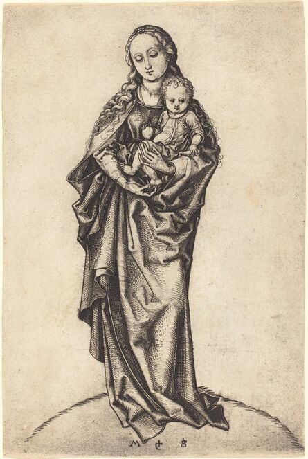 Martin Schongauer, ‘Virgin and Child with the Apple’, ca. 1470/1475