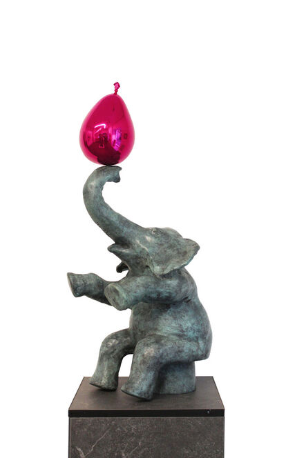 Philippe Berry, ‘Eléphant et son ballon rose (G)’, 2018
