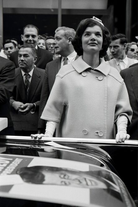 Henri Dauman, ‘Jacqueline Kennedy Campaigning on Broadway, NYC, 1960’, 1960