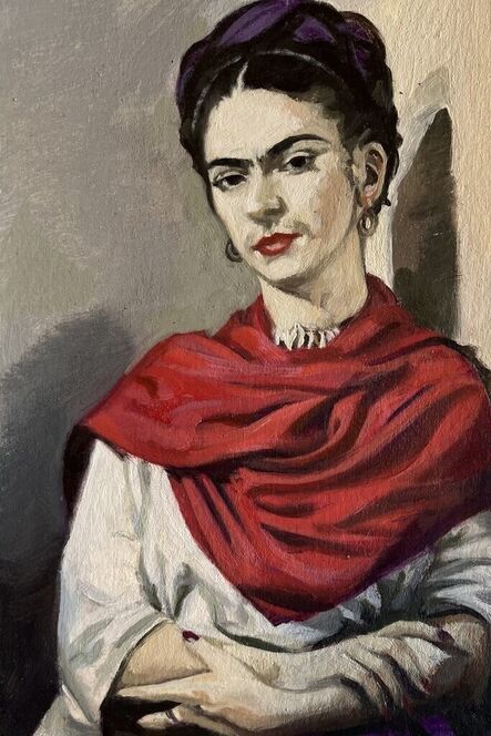Ingrid Capozzoli Flinn, ‘Mujer in Red & Violet’, 2023