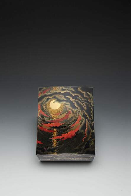 Yoshio Okada, ‘"Rising Sun, Red Clouds" Maki-e Lacquer Box (T-3685)’, 2013