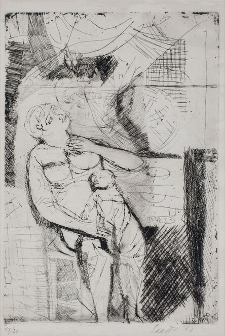 Bruno Saetti, ‘Maternity’, 1962
