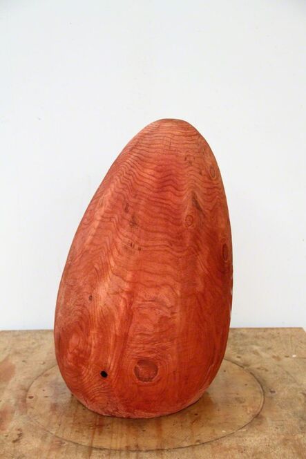 David Nash, ‘Red Egg’, 2015
