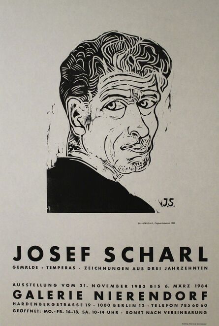 Josef Scharl, ‘Selbstbildnis’, 1935