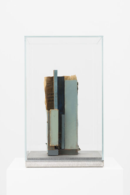 Mark Manders, ‘Composition with Blue Verticals’, 2015-2016