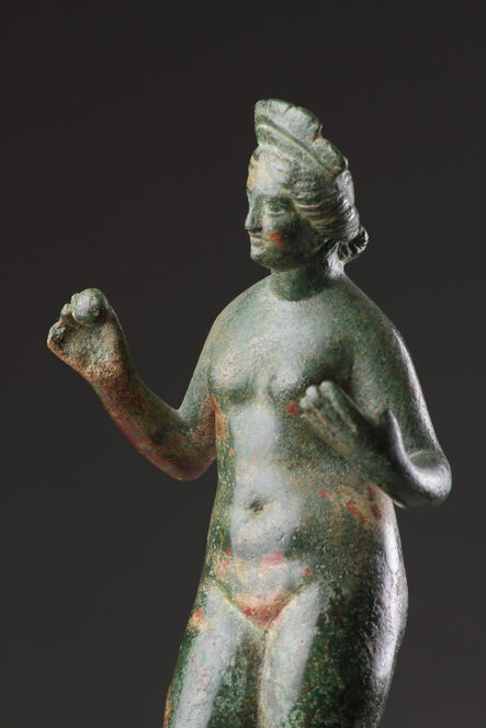 Ancient, ‘Fine Ancient Roman Bronze Figure of the Nude Venus a Diadem in her Hair’, 180-240