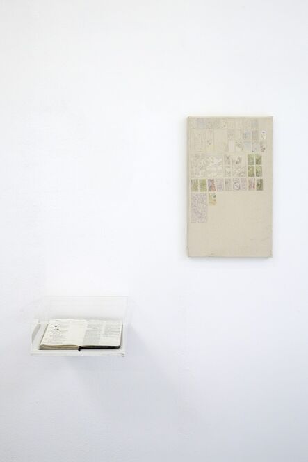 Flora Hauser, ‘Notebook and sketches on canvas’, 2016
