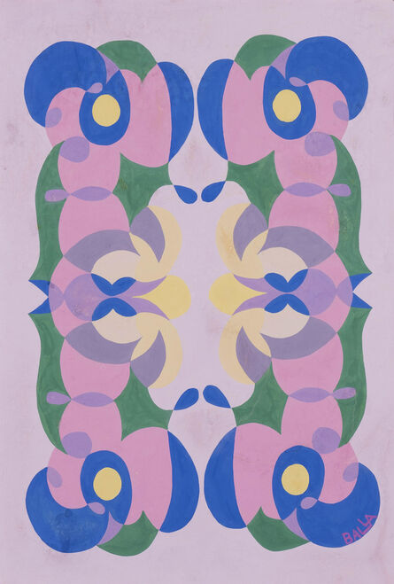 Giacomo Balla, ‘Linee andamentali - motivo per tappeto’, 1928