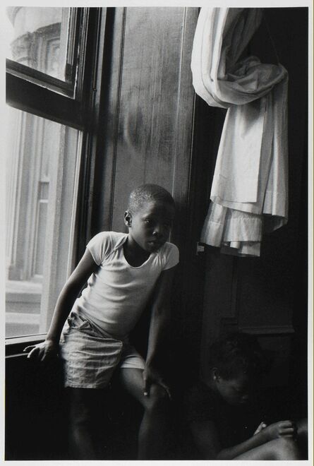 Leonard Freed, ‘Boy at Window, Sister in shadow, Brooklyn, NY ’, 1963