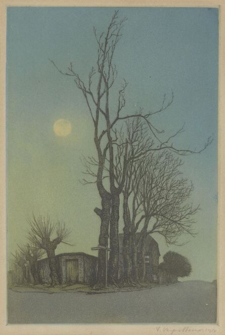 Emile Antoine Verpilleux, ‘Moonlight’, 1914