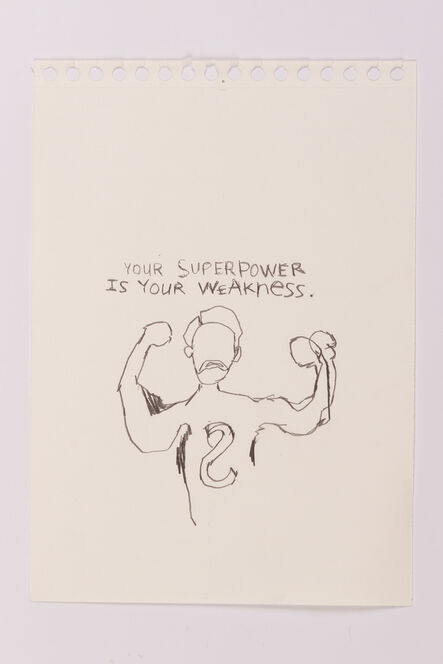 Scoli Acosta, ‘Your Superpower is Your Weakness’, 2017