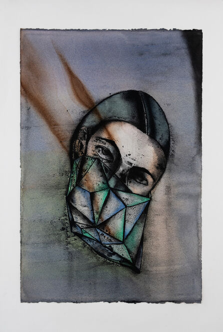 Anju Dodiya, ‘Masking/Diamond’, 2020