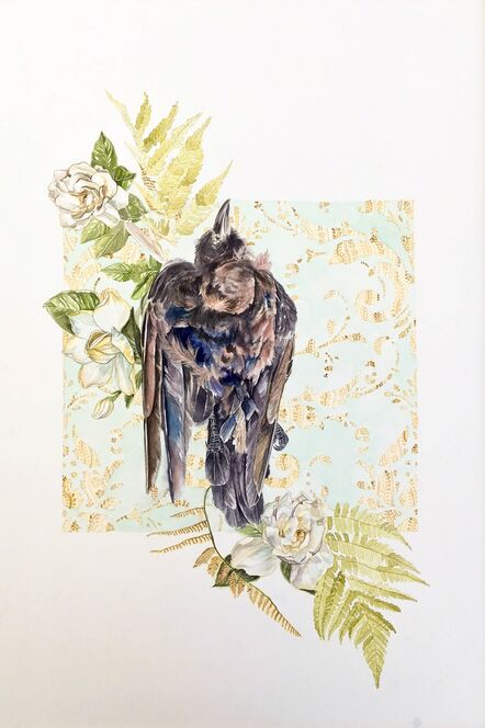 Thea Duskin, ‘Crow and Gardenia’, 2017