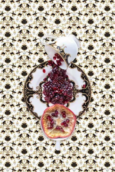 JP Terlizzi, ‘Marchesa Baroque Night with Pomegranate’, 2019