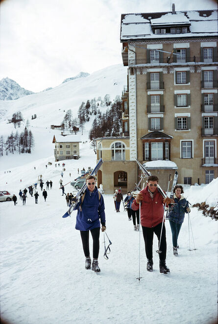 Slim Aarons, ‘Skiers In St. Moritz’, 1963