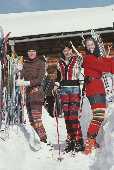 Slim Aarons, ‘Skiing In Gstaad’, 1977