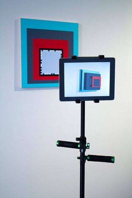 GH Hovagimyan, ‘Augmented Reality Painting (Albers Boxes)’, 2014