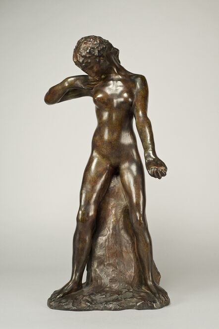 Auguste Rodin, ‘Faunesse Debout (Standing Faunesse), Version au Rocher Simple’, Conceived in 1884-this example cast in 1945. 