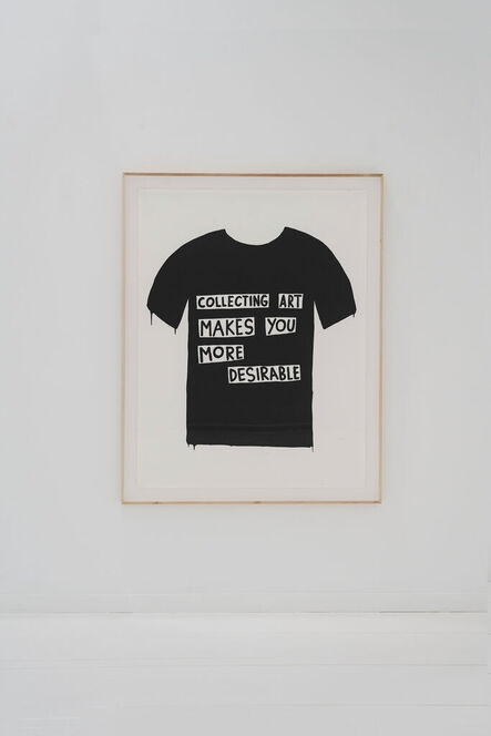 Luis Vidal, ‘T-shirt portrait "Collecting art makes you desirable"’, 2022