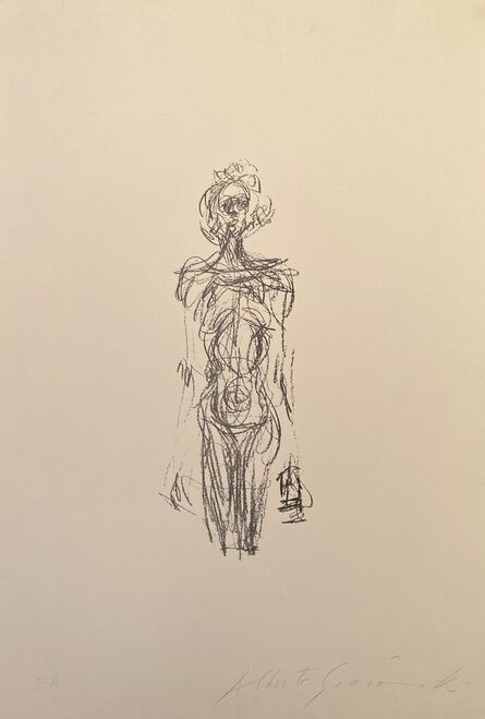 Alberto Giacometti, ‘Femme nue Debout IV - signed’, 1961