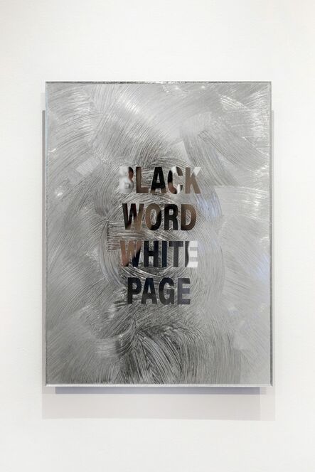 Emo de Medeiros, ‘Black Word White Page’, 2018