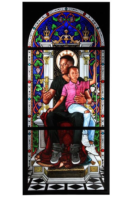 Kehinde Wiley, ‘The Virgin and Child Enthroned’, 2016