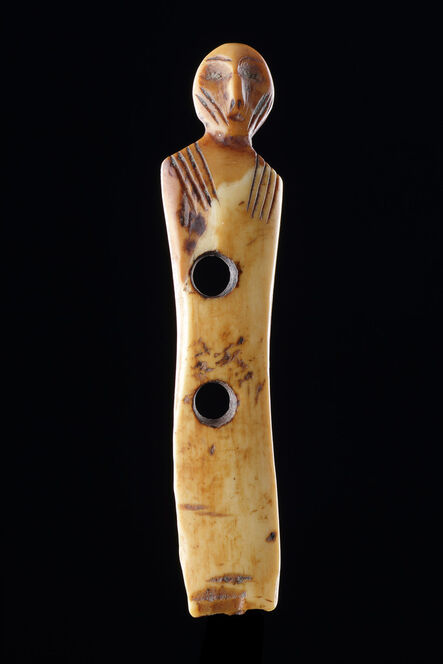 Ethnographic Art, ‘A Bering Strait Alaskan Punuk Eskimo Amuletic Walrus Ivory Toggle or Handle ’, 600-1200