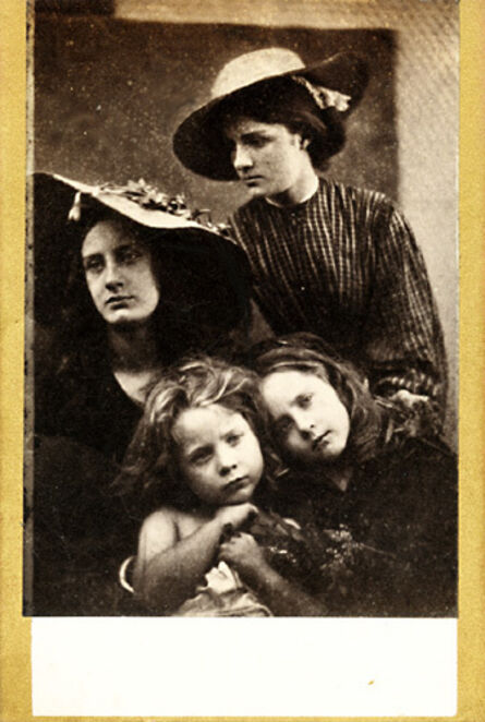 Julia Margaret Cameron, ‘Summer Days (May Prinsep, Freddy Gould, Lizzie Koewen, Mary Ryan)’, 1866/1870c