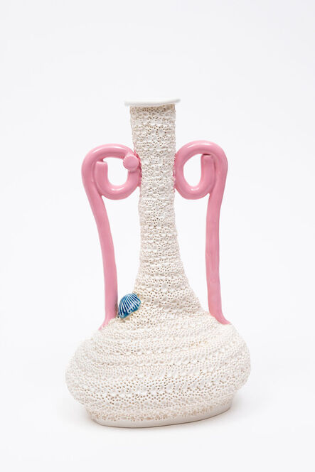 Glenn Barkley, ‘Chubby amphora with fancy pink handles’, 2023