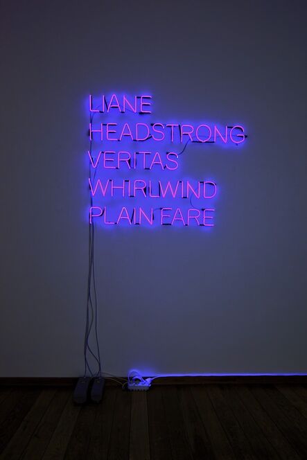 Olaf Nicolai, ‘LIANE, HEADSTRONG, VERITAS, WHIRLWIND, PLAN FARE’, 2006