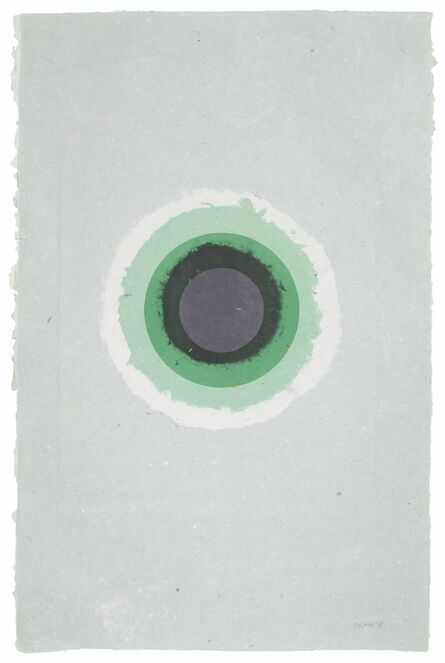Kenneth Noland, ‘Circle II-5 (from: handmade paper Project)’, 1978