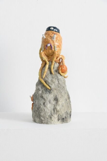 Joakim Ojanen, ‘Octopus Ballin' on Home Stone with Little Guest’, 2018