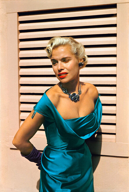 Paul Outerbridge, ‘Woman with Turquoise Dress, Laguna Beach, USA’, c. 1952
