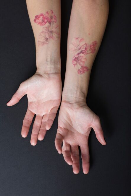 Thea Duskin, ‘Cherry Blossom Wrist Tattoo’, 2017