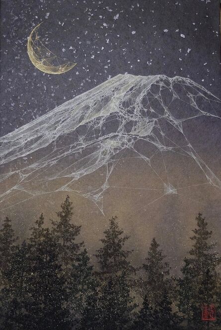 Noriyuki Kobayashi, ‘Mountain under a starlit sky’, 2018