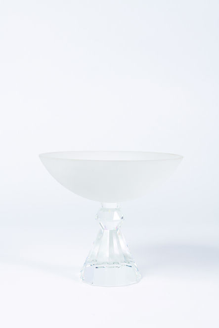 Ettore Sottsass, ‘“Centrotavola” bowl in glass and crystal’, 1990