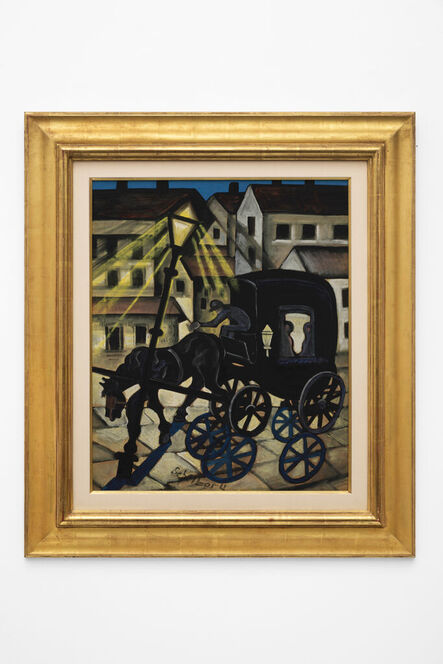 Hugó Scheiber, ‘Carriage at Night’, ca. 1930