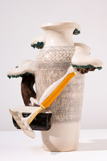 Keiko Masumoto 桝本佳子, ‘Bonsai and Rake with Snow ’, 2012