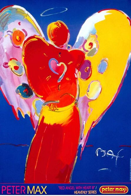 Peter Max, ‘Angel with Heart III’, 2000