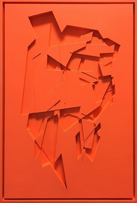Marcel Thelen, ‘No Title / Fluorescent Orange’, 2017