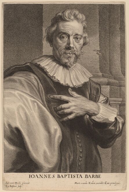 Schelte Adams Bolswert after Sir Anthony van Dyck, ‘Jan Baptista Barbe’, probably 1626/1641