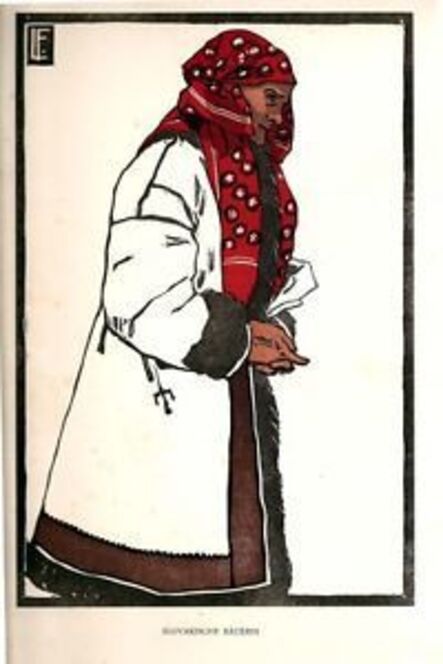 Leonhard Fanto, ‘Slovakische Bauerin / Slovak Farmer’, 1911