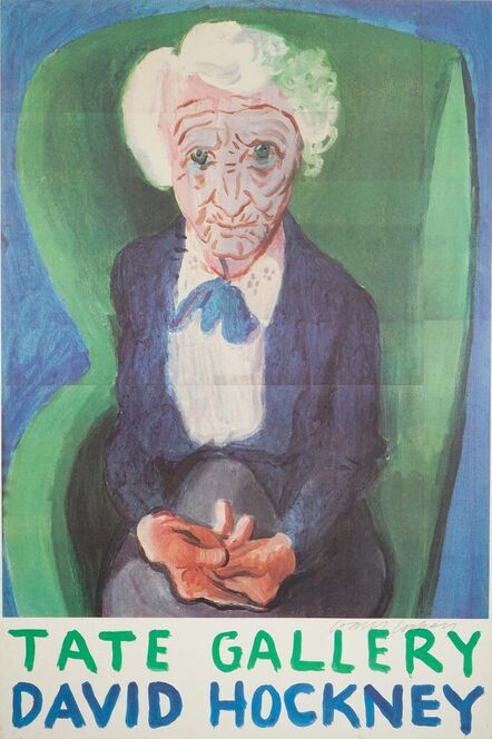 David Hockney, ‘My Mother Bridlington’, 1988