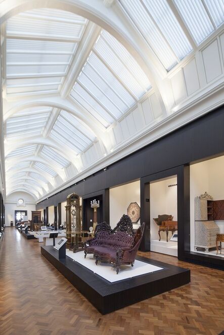 ‘Installation images of the Dr Susan Weber Gallery, the V&A's new permanent gallery for furniture’