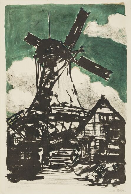 Emil Nolde, ‘Big Windmill’, 1907