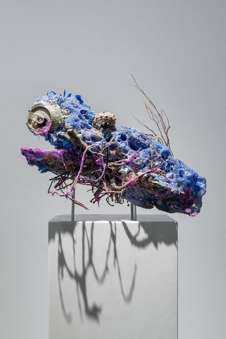Ugo Schiavi, ‘Gorgone 6 (bleue et violette)’, 2021