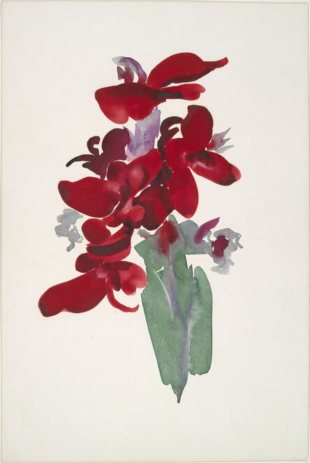 Georgia O’Keeffe, ‘Red Canna’, 1914