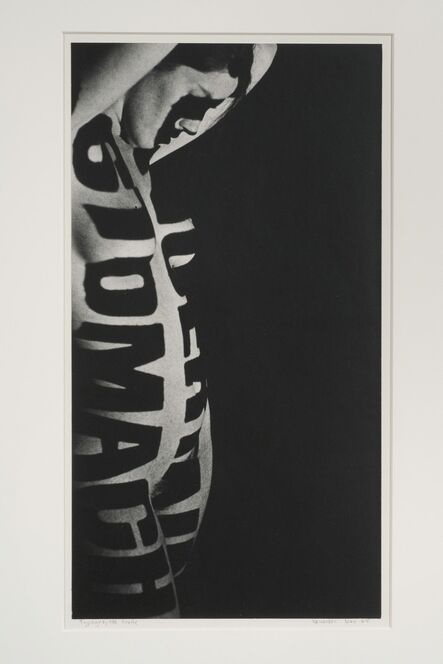 Robert Heinecken, ‘Typographic Nude’, 1965